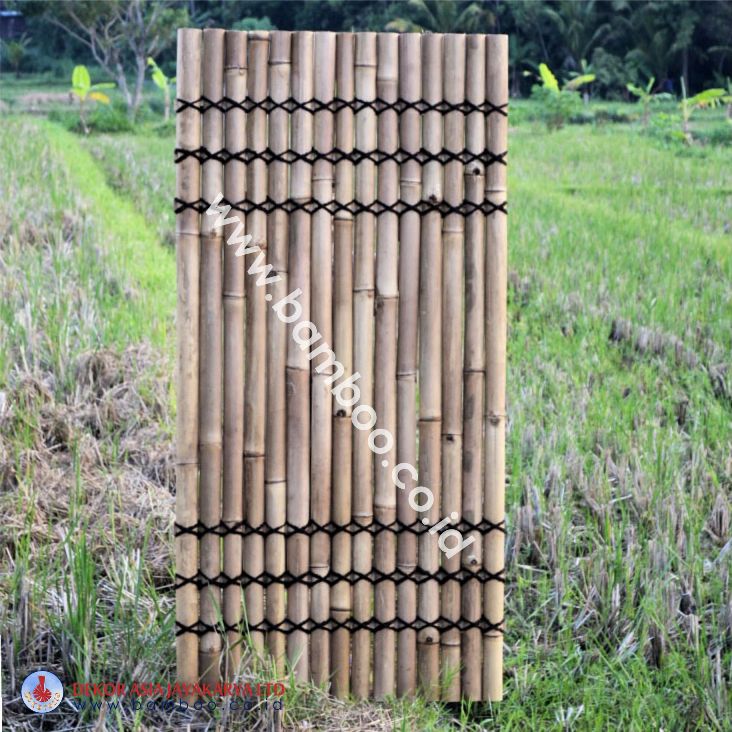 Natural Bamboo Half Raft Panel - Bamboo Panel and Bamboo Screen